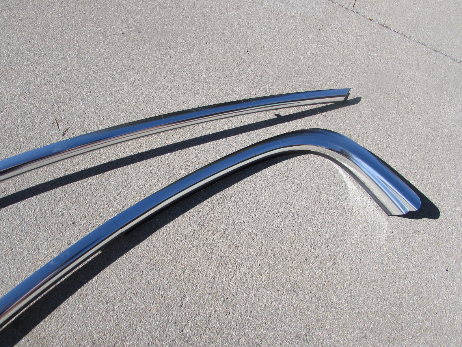 BMW Above Doors Trim Moulding Strip Side Window Frame Chrome (Pair ...