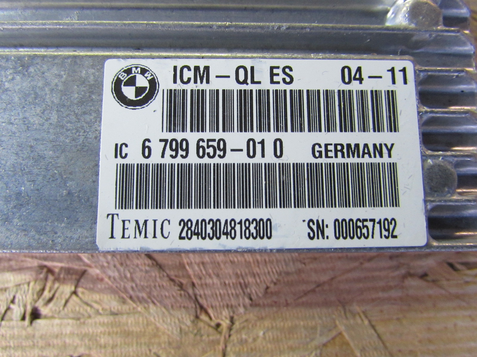 ICM BMW F10 5er Appareil de Commande Icm Ql Icm Unité 6799659 