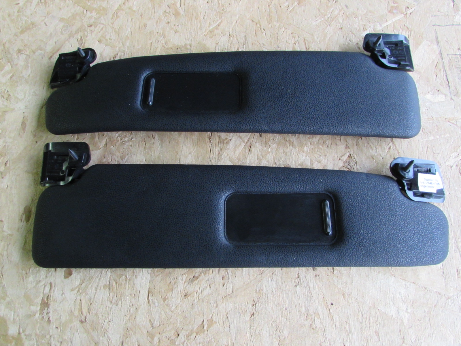 Bmw Sun Visors Black (includes Left And Right) 51167146475 2003-2008 