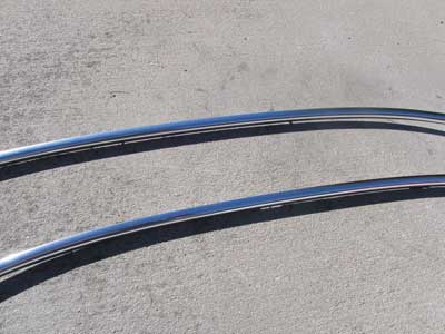 BMW Above Doors Trim Moulding Strip Side Window Frame Chrome (Pair ...